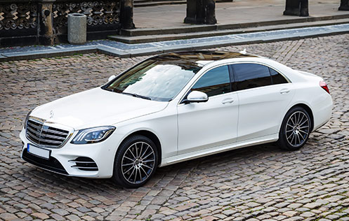 Mercedes S-Class luxury car, highlighting Melbourne Airport Transfers Berwick